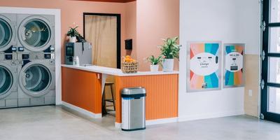 Drop off laundry with wash and fold